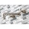 Kingston Brass KS6028BEX Wall Mount Tub Faucet, Brushed Nickel KS6028BEX - alternate 5